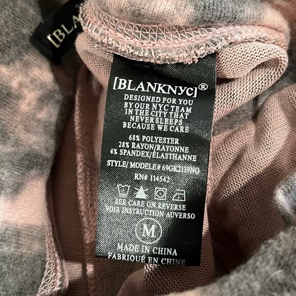 NEW BlankNYC Soft Easy Tie Waist Leopard Relaxed Joggers Lounge Pants Pink M NWT - Picture 16 of 16